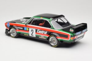 BMW 3.0 CSL E9 #2 Luigi Racing J-M. de Wael / A. de Fierlant Winners GP Nurburgring 1976 Minichamps 1:18 155762502 Metall — bild 5 av 6