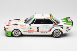BMW 3.0 CSL E9 #5 Assoc Interim J-C. Chavan / A. Detrin Winners 24 Hours of Spa 1976 Minichamps 1:18 155762505 Metall — bild 3 av 6
