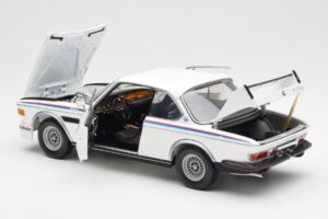 BMW 3.0 CSL E9 Med Spoilerset Vit Minichamps 1:18 180029021 Metall — bild 5 av 8