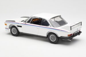 BMW 3.0 CSL E9 Med Spoilerset Vit Minichamps 1:18 180029021 Metall — bild 7 av 8