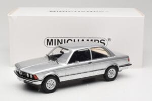 BMW 320 E21 Silver Minichamps 1:18 107024200 Resin — bild 6 av 6