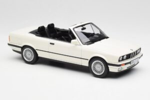 BMW 325i E30 Cabriolet Alpine Vit Norev 1:18 183213 Metall — bild 4 av 6