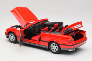 BMW 325i E36 Cabriolet Röd Maisto 1:18 50229 Metall — bild 5 av 8