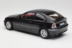 BMW 325Ti Compact E46 Svart Kyosho 1:18 80430024440 Metall — bild 6 av 7