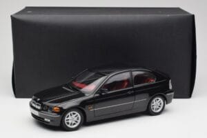 BMW 325Ti Compact E46 Svart Kyosho 1:18 80430024440 Metall — bild 7 av 7