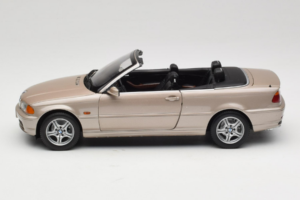 BMW 328i E46 Cabriolet Sand Beige Metallic Kyosho 1:18 80430009756 Metall — bild 5 av 9