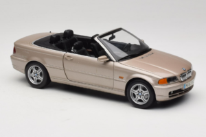 BMW 328i E46 Cabriolet Sand Beige Metallic Kyosho 1:18 80430009756 Metall — bild 7 av 9