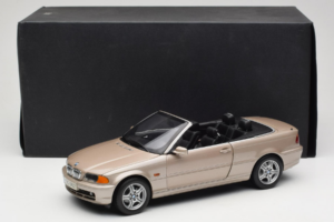BMW 328i E46 Cabriolet Sand Beige Metallic Kyosho 1:18 80430009756 Metall — bild 9 av 9