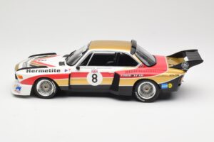 BMW 3.5 CSL E9 Hermetite #8 J. Fitzpatrick / T. Walkinshaw 1000 km Nurburgring 1976 Minichamps 1:18 155762608 Metall — bild 3 av 6