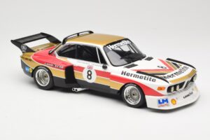 BMW 3.5 CSL E9 Hermetite #8 J. Fitzpatrick / T. Walkinshaw 1000 km Nurburgring 1976 Minichamps 1:18 155762608 Metall — bild 4 av 6