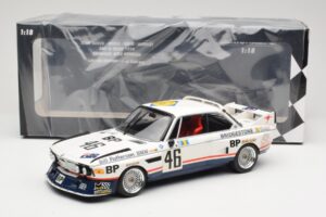 BMW 3.5 CSL E9 #46 Team Brock P. Brock / F. Muir / J. Aubriet 24 Hours of Le Mans 1976 Minichamps 1:18 153762646 Metall — bild 6 av 6