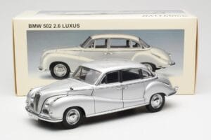BMW 502 2.6 Luxus Super Silver AUTOart 1:18 70593 Metall — bild 8 av 8