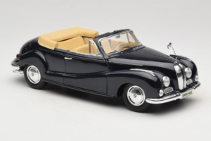 BMW 502 Cabriolet Svart Maisto 1:18 31817 Metall — bild 6 av 8