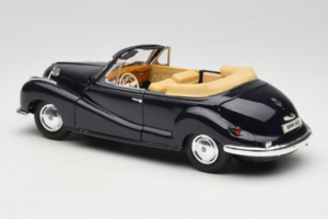 BMW 502 Cabriolet Svart Maisto 1:18 31817 Metall — bild 7 av 8