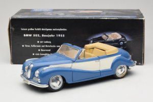BMW 502 Cabriolet Blå Tchibo 1:18 45396 Metall — bild 8 av 8