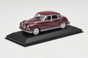 BMW 502 V8 Mörkröd Minichamps 1:43 430022402 Metall — bild 2 av 4