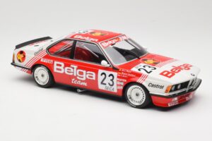 BMW 635 CSi E24 Belga Juma Racing M. Winkelhock / T. Regout 24 Hours of Spa 1985 Minichamps 1:18 155852523 Metall — bild 4 av 6