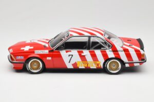 BMW 635 CSi E24 #7 BMW Italia G. Brancatelli / H. Kelleners Brno Grand Prix 1984 Minichamps 1:18 155842507 Metall — bild 3 av 6