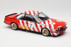 BMW 635 CSi E24 #7 BMW Italia G. Brancatelli / H. Kelleners Brno Grand Prix 1984 Minichamps 1:18 155842507 Metall — bild 4 av 6