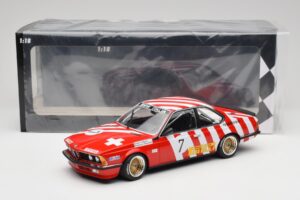 BMW 635 CSi E24 #7 BMW Italia G. Brancatelli / H. Kelleners Brno Grand Prix 1984 Minichamps 1:18 155842507 Metall — bild 6 av 6