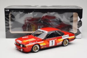 BMW 635 CSi E24 #1 U. Felder / D. Hamelmann Auto Budde Winners 24 Hours of Nürburgring 1985 Minichamps 1:18 155852501 Metall — bild 6 av 6
