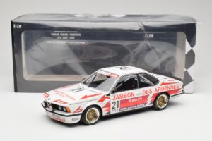 BMW 635CSi E24 Team Brun Motorsport #21 H. Grohs / T. Boutsen Spa 24 Hours 1985 Minichamps 1:18 155852521 Metall — bild 6 av 6