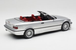 BMW Alpina B3 E36 3.2 Cabriolet Arctic Silver MCG 1:18 MCG18322 Metall — bild 3 av 8