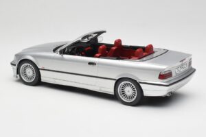 BMW Alpina B3 E36 3.2 Cabriolet Arctic Silver MCG 1:18 MCG18322 Metall — bild 7 av 8
