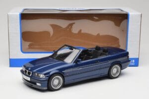 BMW Alpina B3 E36 3.2 Cabriolet Alpina Blå Metallic MCG 1:18 MCG18320 Metall — bild 7 av 7