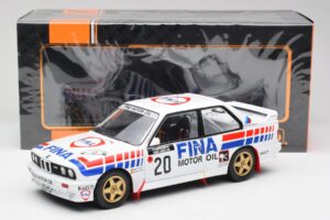 BMW E30 M3 #20 M. Duez / A. Lopes 1000 Lakes Rally 1989 IXO 1:18 18RMC132 Metall — bild 6 av 6