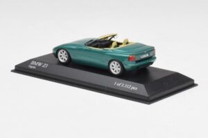 BMW Z1 E30 Brittiskt Racinggrön Minichamps 1:43 400020100 Metall — bild 3 av 4