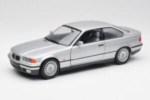 BMW 3 Series E36 Coupe Silver UT Models 1:18 180023321 Metall