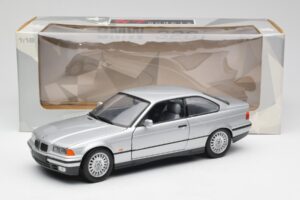 BMW 3 Series E36 Coupe Silver UT Models 1:18 180023321 Metall — bild 8 av 8