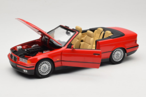 BMW 3 Series E36 Cabriolet Röd UT Models 1:18 BMW005 Metall — bild 2 av 8