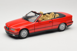 BMW 3 Series E36 Cabriolet Röd UT Models 1:18 BMW005 Metall