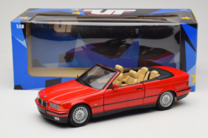 BMW 3 Series E36 Cabriolet Röd UT Models 1:18 BMW005 Metall — bild 8 av 8