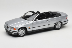 BMW 3 Series E36 Cabriolet Silver UT Models 1:18 BMW008 Metall