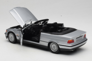 BMW 3 Series E36 Cabriolet Silver UT Models 1:18 BMW008 Metall — bild 5 av 8