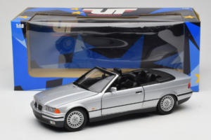 BMW 3 Series E36 Cabriolet Silver UT Models 1:18 BMW008 Metall — bild 8 av 8