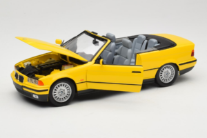 BMW 3 Series E36 Cabriolet Gul UT Models 1:18 BMW007 Metall — bild 2 av 8
