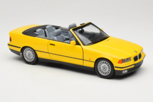 BMW 3 Series E36 Cabriolet Gul UT Models 1:18 BMW007 Metall — bild 6 av 8