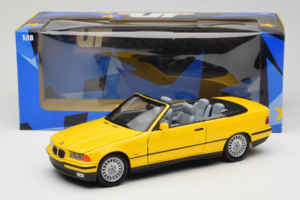 BMW 3 Series E36 Cabriolet Gul UT Models 1:18 BMW007 Metall — bild 8 av 8