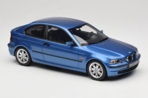 BMW 318ti E46 Compact Estoril Blue Otto 1:18 OT462 Resin — bild 4 av 6