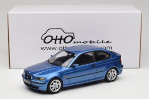 BMW 318ti E46 Compact Estoril Blue Otto 1:18 OT462 Resin — bild 6 av 6