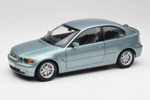 BMW 325Ti E46 Compact Ljusblå Metallic Kyosho 1:18 80430024439 Metall