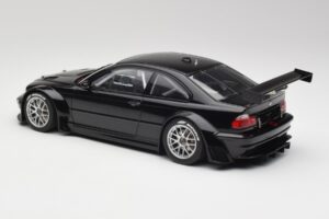 BMW M3 GTR E46 Plain Body Jet Svart AUTOart 1:18 80447 Metall — bild 5 av 6