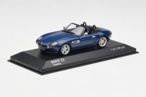 BMW Z8 E52 Topas Blå Minichamps 1:43 431028740 Metall — bild 2 av 5
