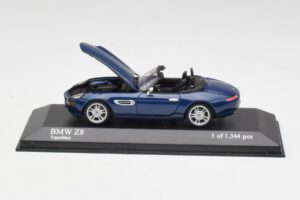 BMW Z8 E52 Topas Blå Minichamps 1:43 431028740 Metall — bild 4 av 5