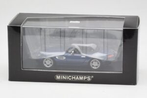 BMW Z8 E52 Topas Blå Minichamps 1:43 431028740 Metall — bild 5 av 5