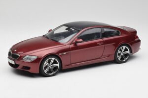BMW M6 E63 Röd Kyosho 1:18 80430398134 Metall